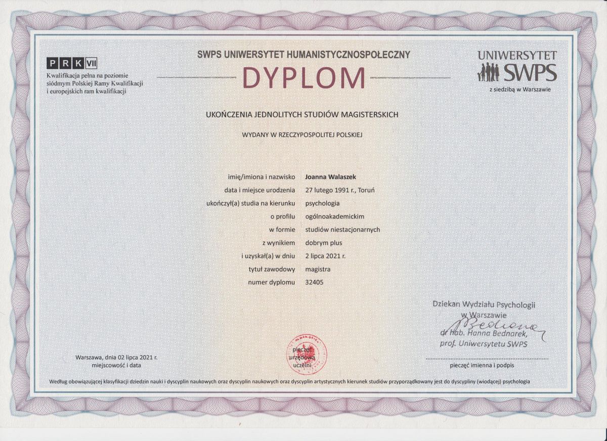 Magister psychologii